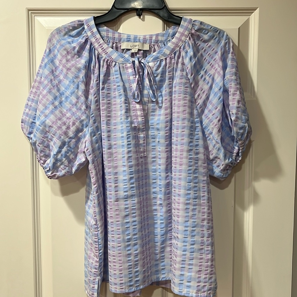 Flounce Sleeve Top from Loft